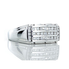 Load image into Gallery viewer, 1.00ctw Horizontal & Vertical Channel Set Diamond Ring