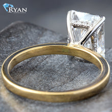 Load image into Gallery viewer, 2.60ctw Radiant Solitaire with Hidden Halo Ring