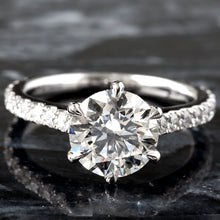 Load image into Gallery viewer, 3.49ctw Six Prong Round Brilliant Cut Solitaire