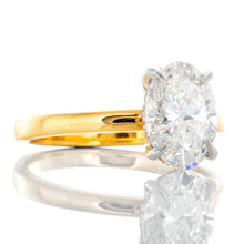 Load image into Gallery viewer, 2.08ctw Oval Solitaire Engagement Ring
