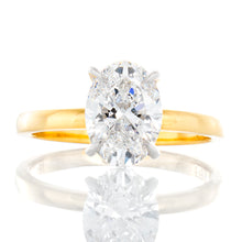 Load image into Gallery viewer, 2.08ctw Oval Solitaire Engagement Ring
