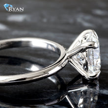 Load image into Gallery viewer, 2.04ct Round Solitaire with High Polished Shoulders Ring