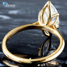 Load image into Gallery viewer, 2.00ct Marquise Solitaire with Floral Basket and High Polished Upswept Shoulders