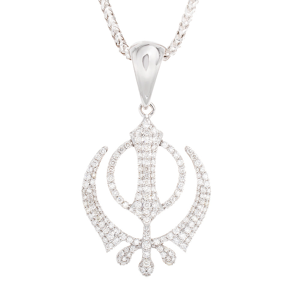Khanda Diamond Pendant