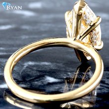 Load image into Gallery viewer, 3.13ctw Marquise Solitaire with Hidden Halo Ring
