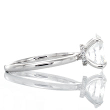 Load image into Gallery viewer, 2.11ctw Oval Solitaire Outter Hidden Halo Ring
