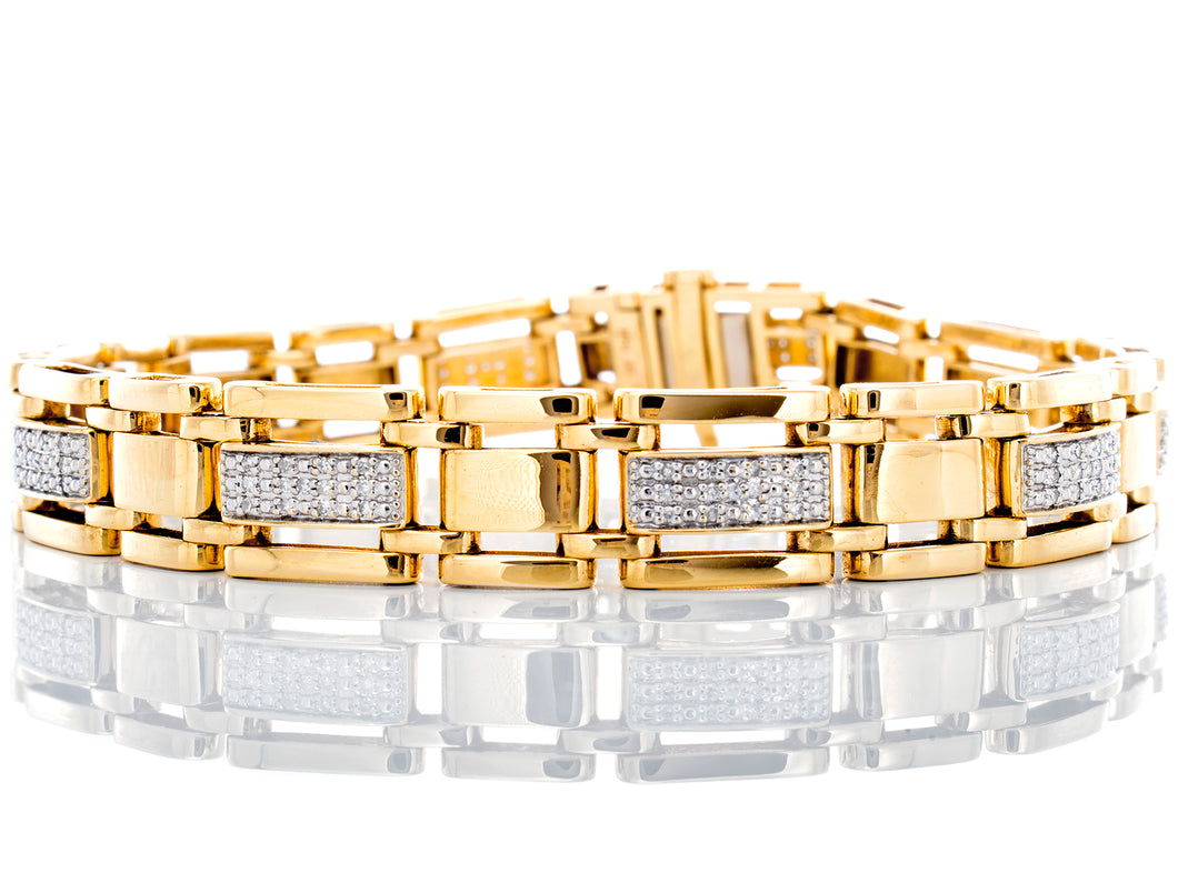0.50ctw Diamond Sectional Bracelet