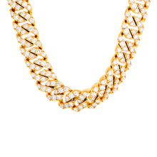 Load image into Gallery viewer, 22.50ctw Single Row Prong Set Diamond Cuban Chain
