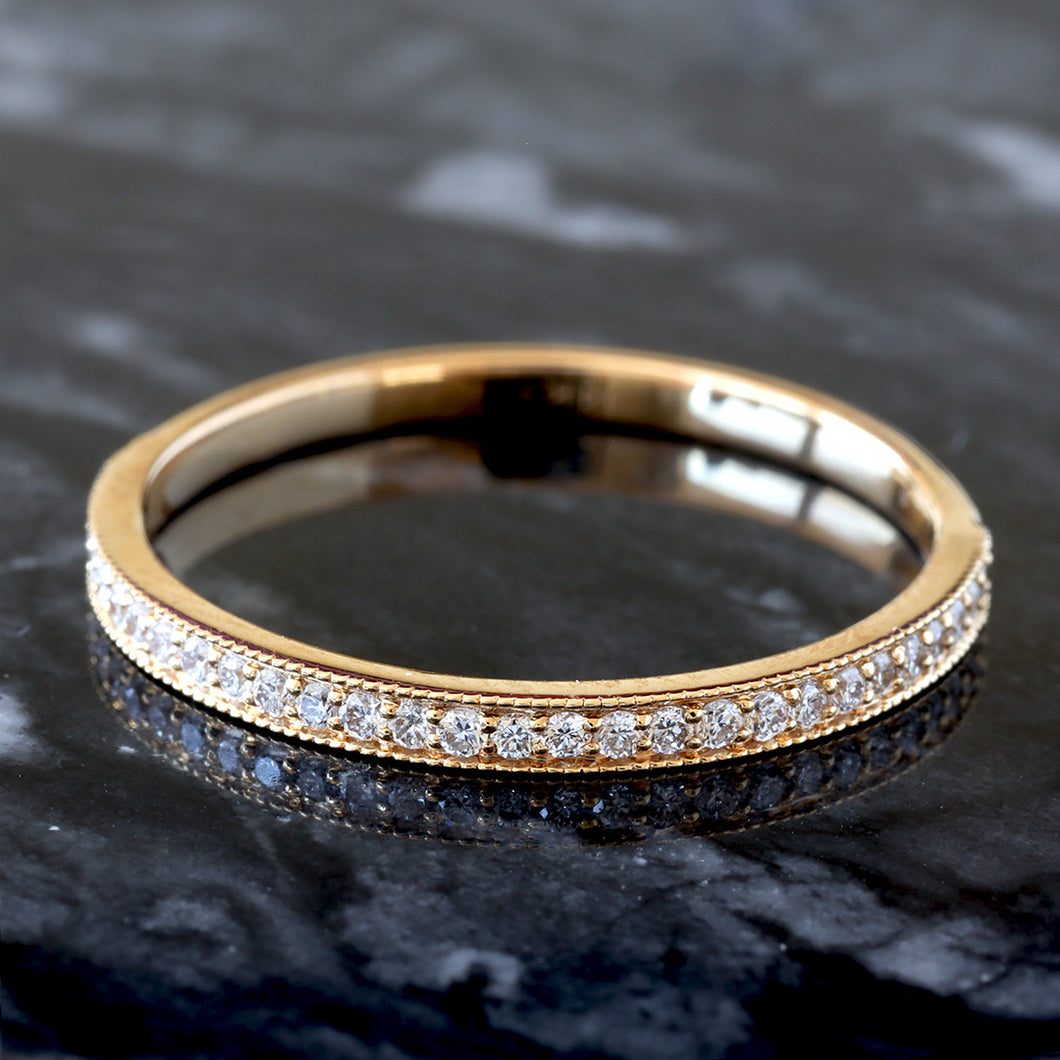 0.15ctw Dainty Milledge Band