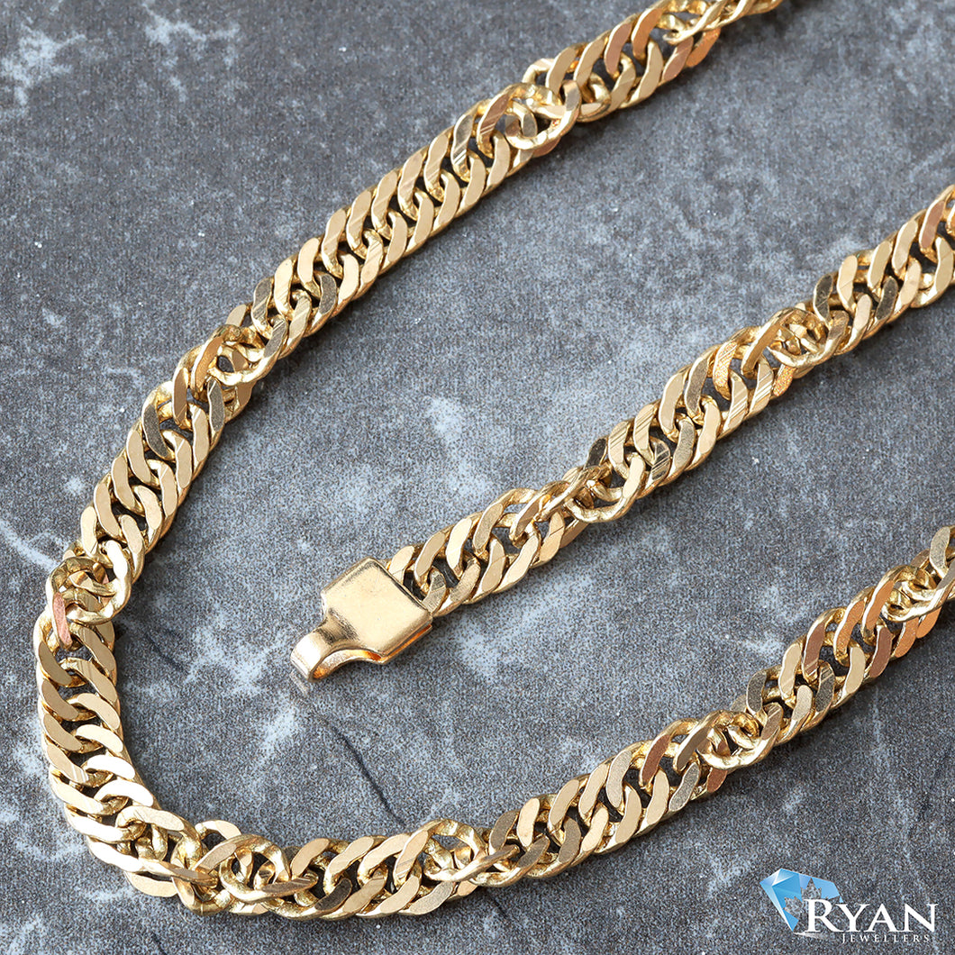 Solid Singapore Links Chain