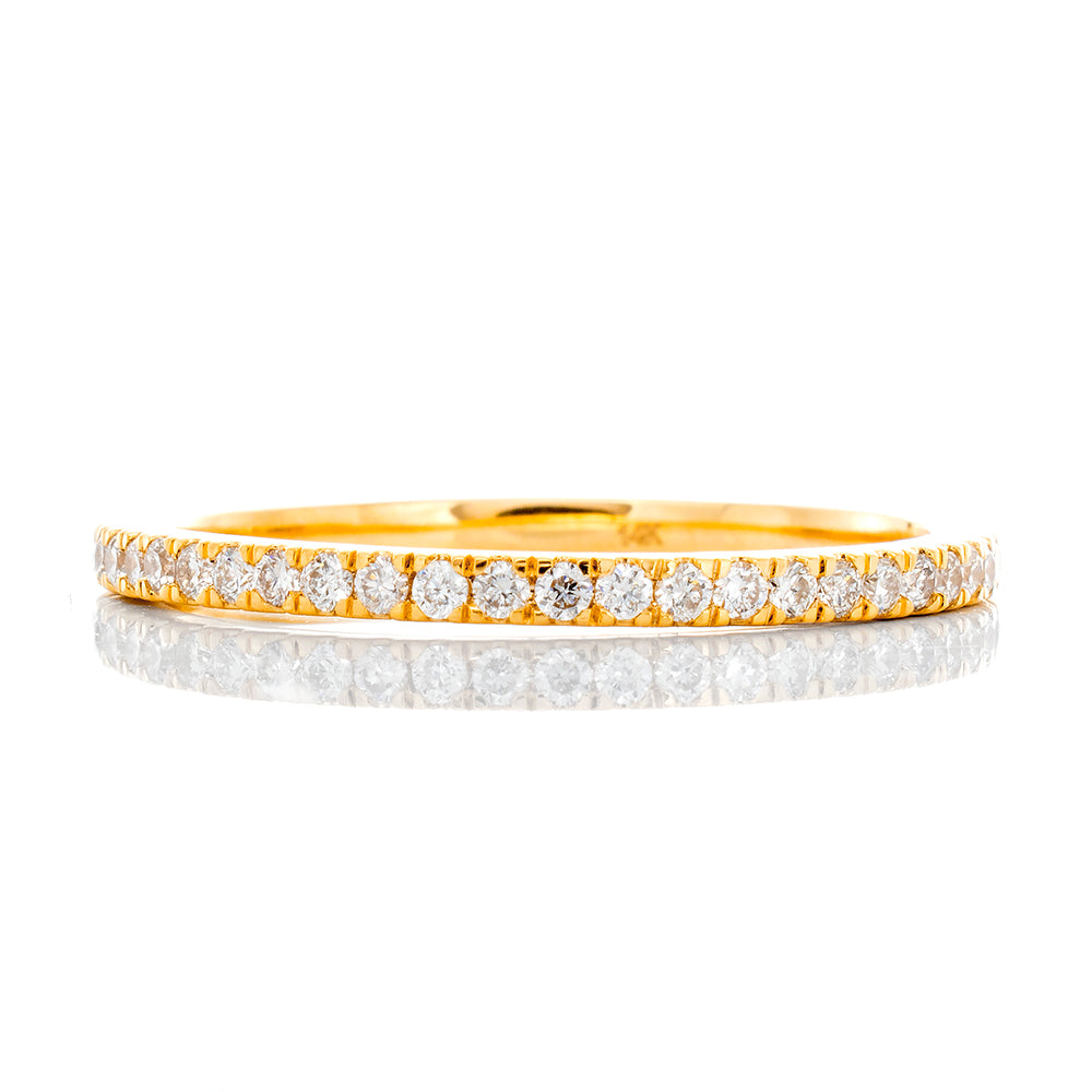 0.15ctw Diamond Pave Band