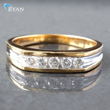 Load image into Gallery viewer, 0.33ctw Channel Set Diamond Band
