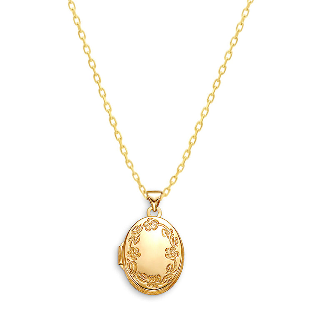 High Polished Oval Locket