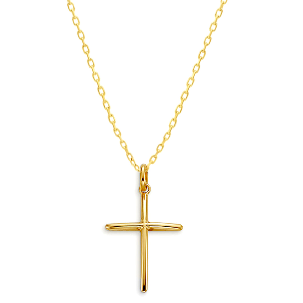 High Polished Thin Domed Cross