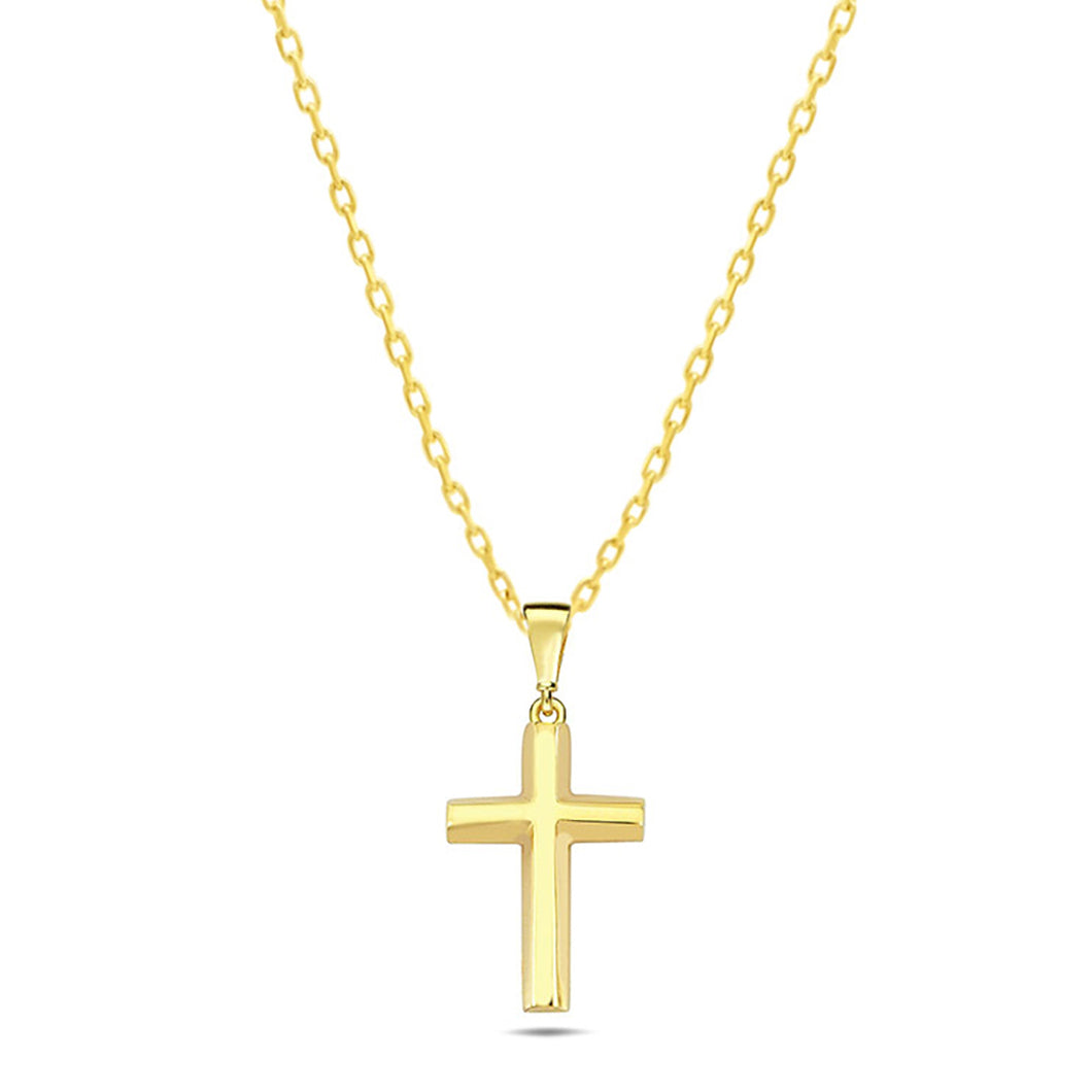 High Polished Thick Domed Cross