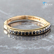 Load image into Gallery viewer, 0.10CTW Natural Black Diamond Prong Set Band
