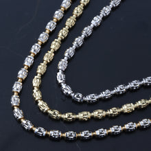 Load image into Gallery viewer, 3mm Diamond Cut Barrel Moon Chain
