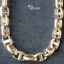 Load image into Gallery viewer, 6.75mm Mariner Puff Chain 24 Inch 10k Gold
