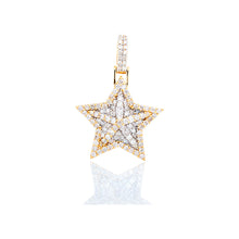 Load image into Gallery viewer, 0.95ctw Diamond Star with Raised Center
