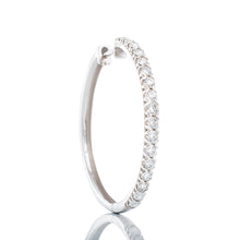 Load image into Gallery viewer, 2.00ctw Lab Created Diamond Large Pave Set Hoops
