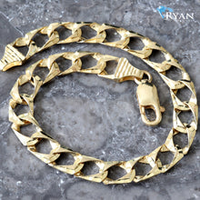 Load image into Gallery viewer, 7.50mm Brushed &amp; Diamond Cut Bracelet
