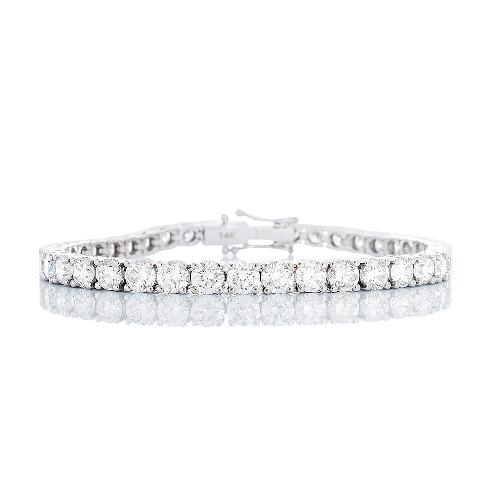 13.45ctw Round Brilliant Cut Lab Diamond Tennis Bracelet