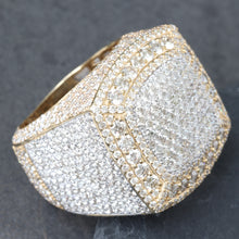 Load image into Gallery viewer, 9.75ctw Full Diamond Pave Superbowl Ring
