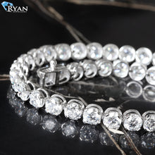 Load image into Gallery viewer, 10.00ctw Round Brilliant Cut Lab Created Tennis Bracelet
