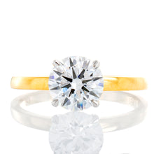 Load image into Gallery viewer, 1.30ctw Round Brilliant Lab Solitaire with Hidden Diamond Halo
