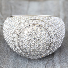 Load image into Gallery viewer, 4.00ctw Lab Diamond Round Full Dome Pave Ring
