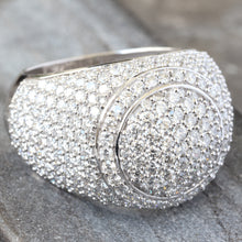 Load image into Gallery viewer, 4.00ctw Lab Diamond Round Full Dome Pave Ring

