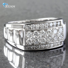 Load image into Gallery viewer, 0.90ctw Diamond Table Top Ring
