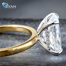 Load image into Gallery viewer, 2.60ctw Radiant Solitaire with Hidden Halo Ring
