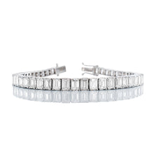 Load image into Gallery viewer, 14.50ctw Emerald Cut Diamond Tennis Bracelet
