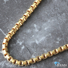 Load image into Gallery viewer, 3.90mm Solid Venetian Box Links Chain
