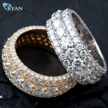 Load image into Gallery viewer, 6.43ctw Full Diamond Pave Eternity Band
