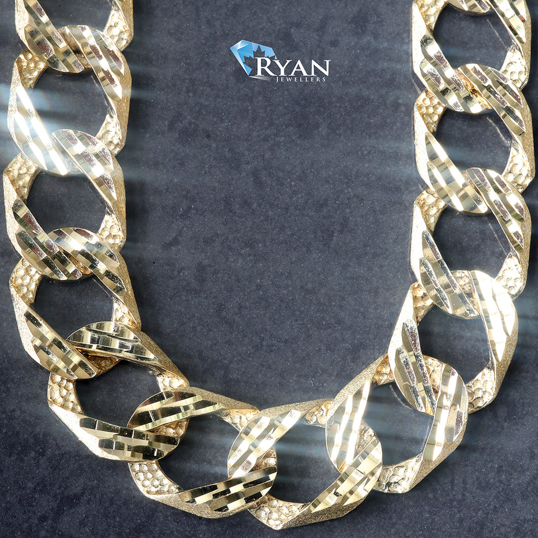 11mm Diamond Cut Casting Chain 30 Inch
