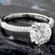 Load image into Gallery viewer, 2.62ctw Brilliant Cut Diamond Three Sided Shoulders
