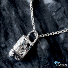 Load image into Gallery viewer, 1.00ct Pear Solitaire Drop Pendant
