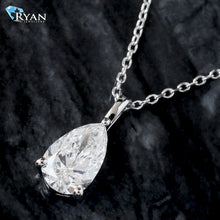Load image into Gallery viewer, 1.00ct Pear Solitaire Drop Pendant
