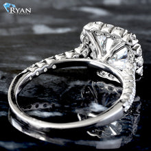 Load image into Gallery viewer, 2.41ctw Brilliant Solitaire With Cushion Halo
