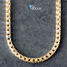 Load image into Gallery viewer, 3.00mm Solid Round Franco Two Tone Diamond Cut Chain
