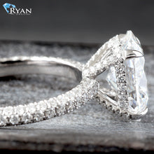 Load image into Gallery viewer, 4.10CTW Oval Cut Solitaire Engagement Ring
