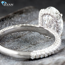 Load image into Gallery viewer, 4.10CTW Oval Cut Solitaire Engagement Ring
