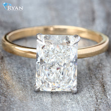 Load image into Gallery viewer, 2.14ctw Radiant Solitaire with Hidden Halo
