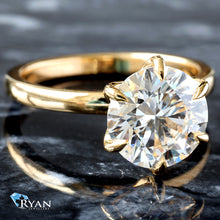 Load image into Gallery viewer, 3.23CTW Six Prong Brilliant Cut Solitaire
