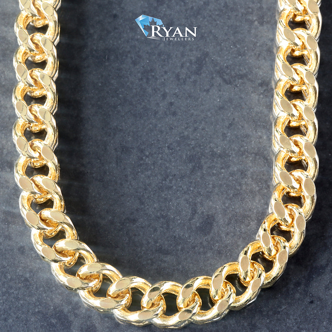CHAIN GY 10K 24 INCHES SQUARE FRANCO 7.15MM