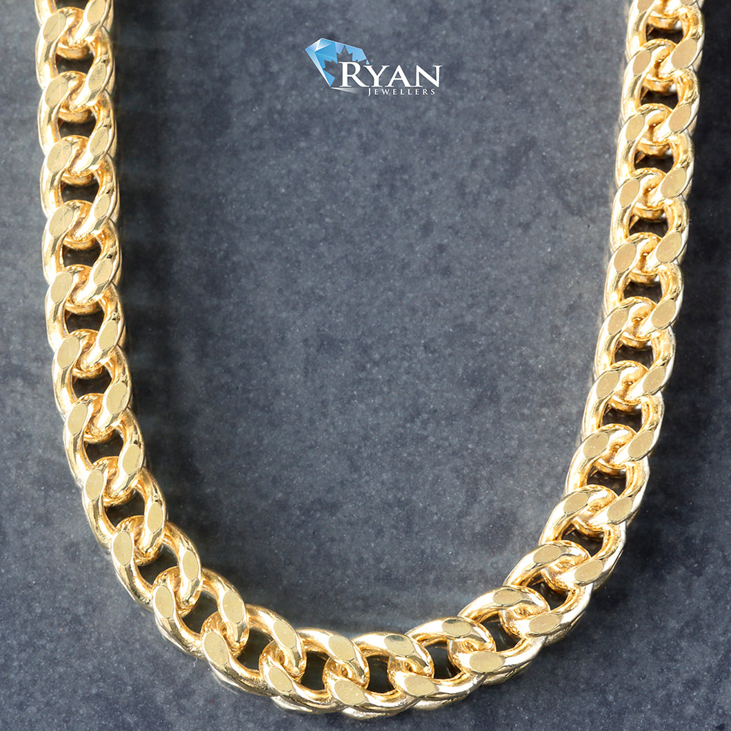 CHAIN GY 10K 22 INCH SQUARE FRANCO 5.70MM