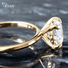 Load image into Gallery viewer, 2.02ct Round Solitaire with High Polished Shoulders Ring
