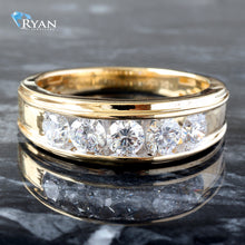 Load image into Gallery viewer, 1.25ctw Channel Set Wedding Band
